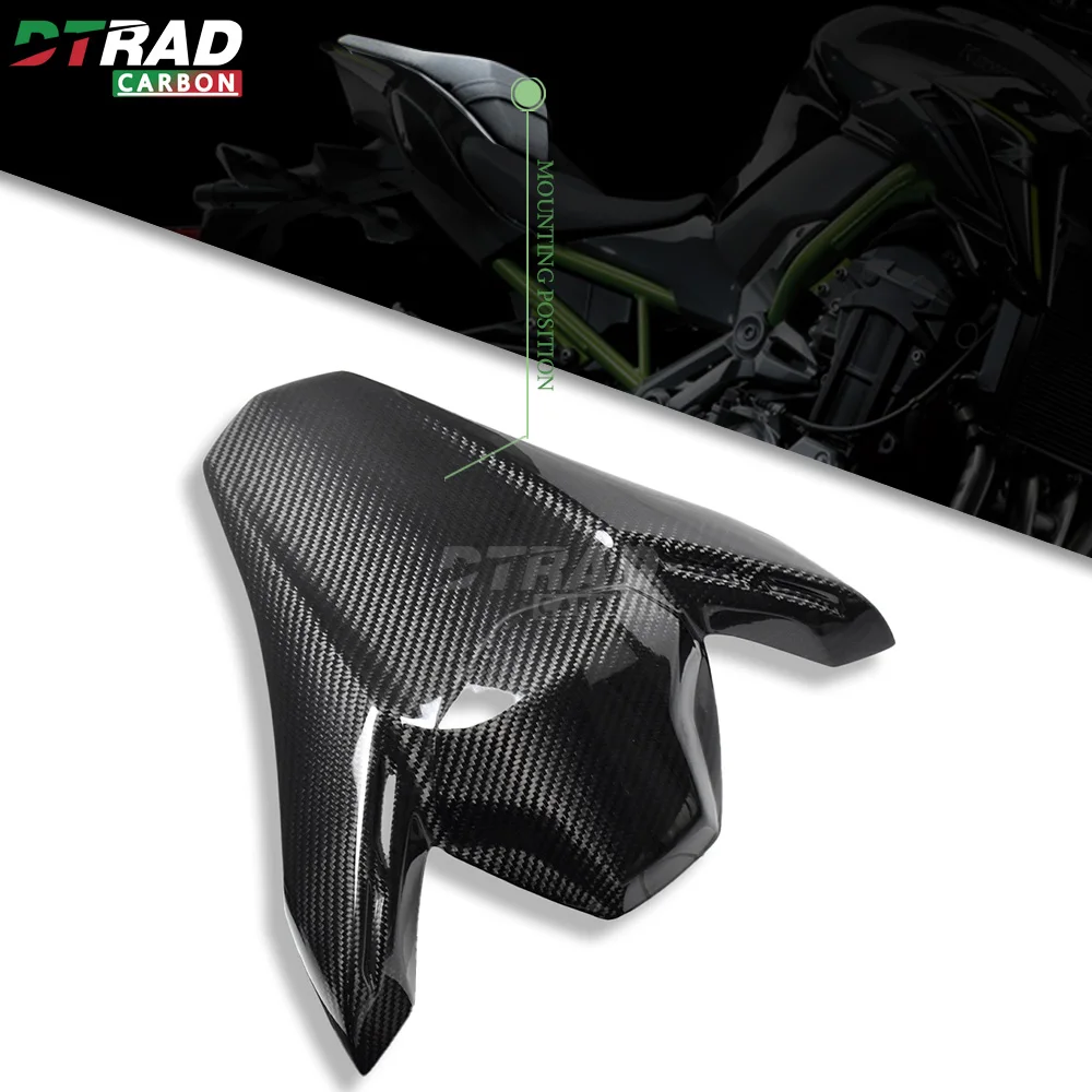 Real Carbon Fiber Rear Hump Cover Cap Fairing Kit For KAWASAKI Z900 Z-900 2017-2022 Motorcycle Rear Cowl remodel Accessories