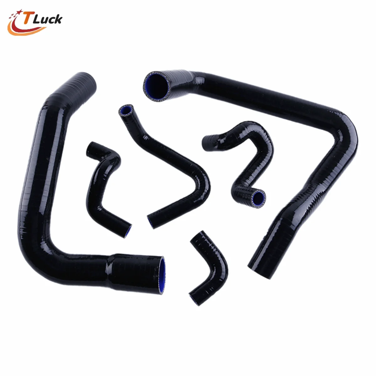 

6PCS For FORD MUSTANG GT LX Cobra 5.0L 1986-1993 Silicone Radiator Water Coolant Tube Hose Pipe Kit