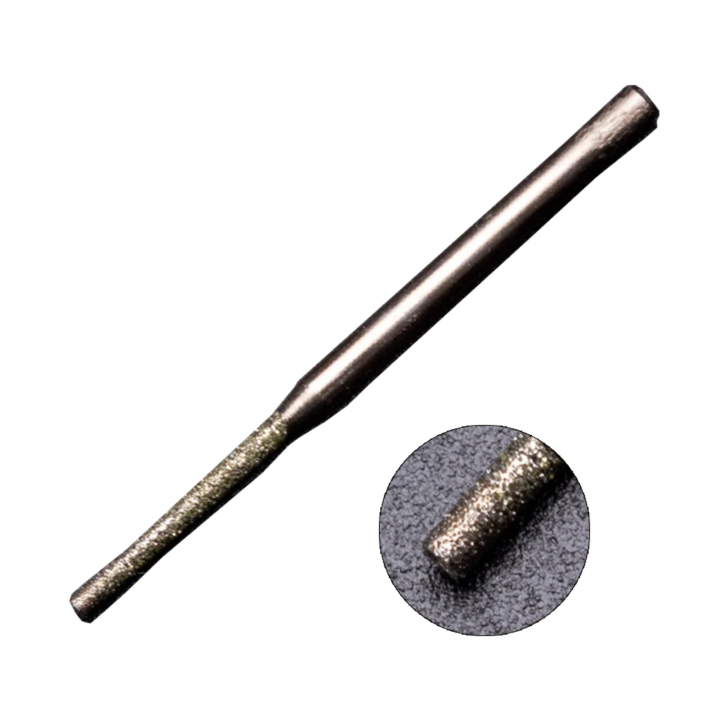 7 قطعة 0.8-2.5 مللي متر ثقب المنشار لقمة ثقب القطر جواهري الصنفرة المغلفة الصلبة بت الأحجار الكريمة الحفر إبرة لملحقات ثقب دقيق #4