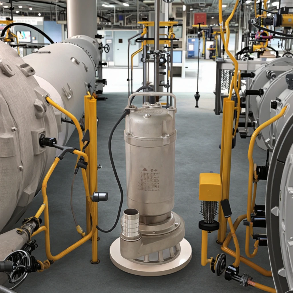 Pompa sommergibile per aspirazione delle acque reflue Pompa acqua industriale portatile ad alta pressione per acque reflue in linea da 4 kW