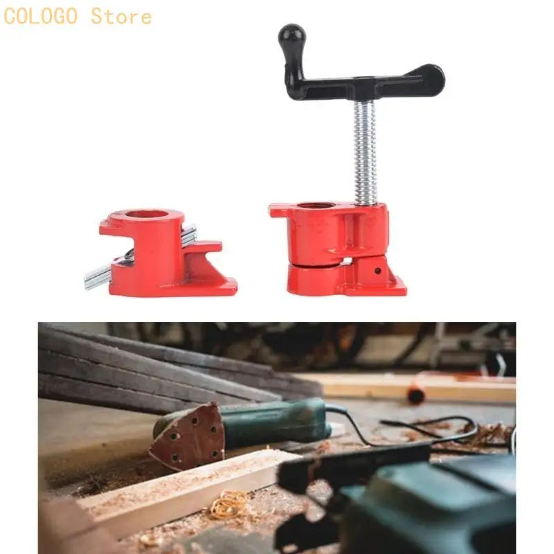 

Ergonomic Antislip Gluing Pipe Clamps for Crafts and Industrial Application D0LD