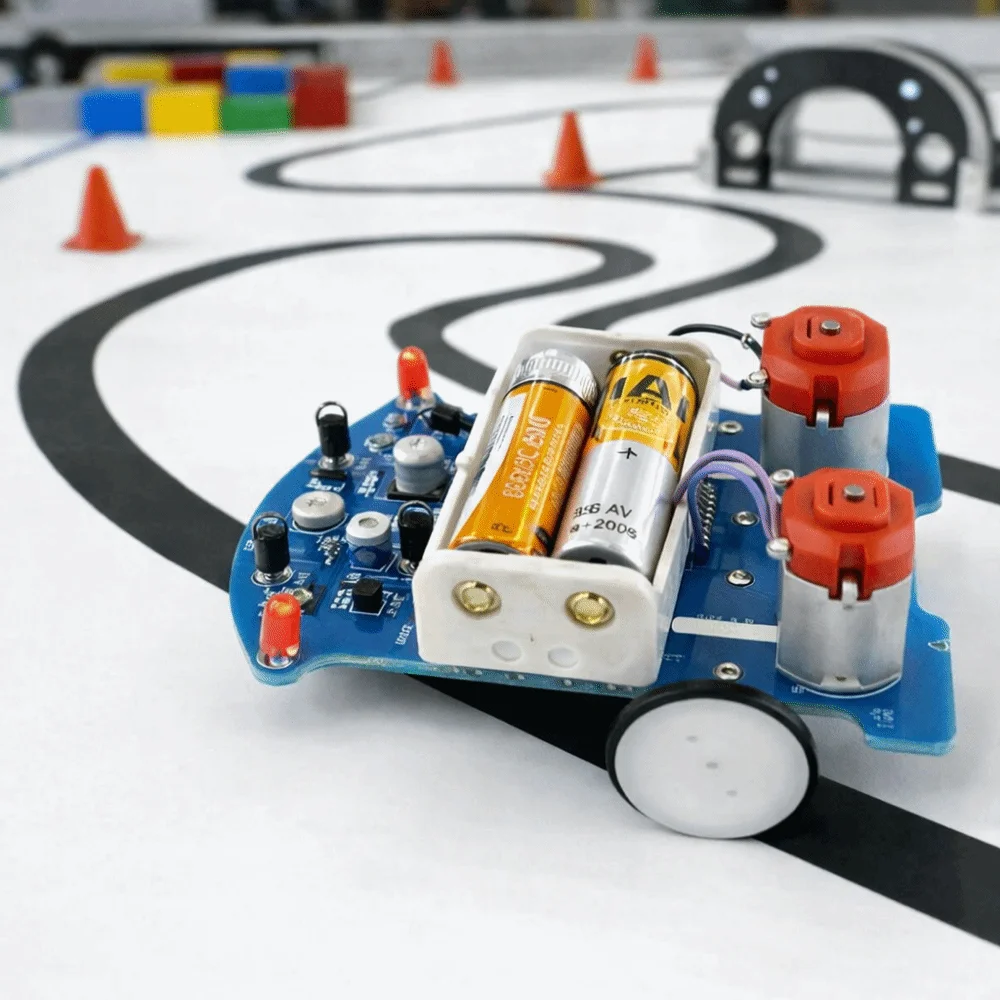 Intelligent Tracking D2-5 Intelligent Tracking Car DIY Kit Smart Patrol Automobile Parts Smart Car Kit Robotics Kit