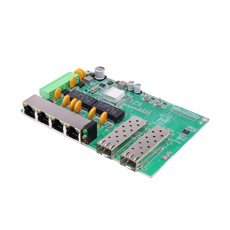 Industrial grade unmanaged gigabit SFP Ethernet switch PCBA board data transmission fiber optic switch