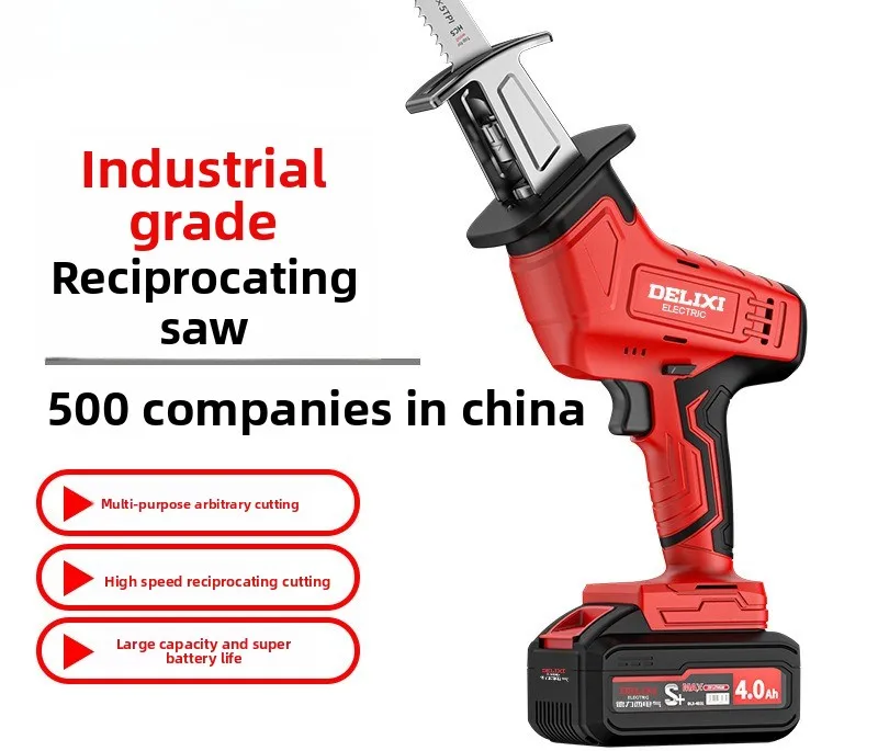 

Reciprocating Saw Household Rechargeable Small Outdoor Handheld Electric Saw Logging Lithium Battery Horse Knife Hand Chainsaw