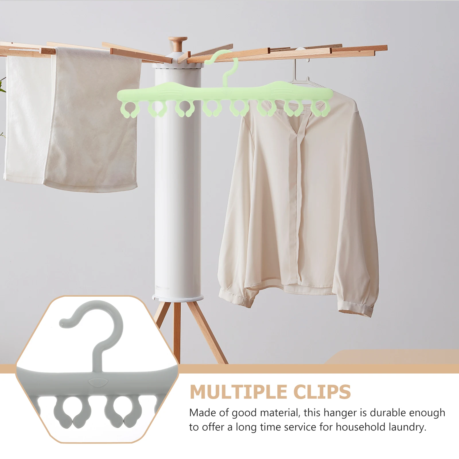 

5pcs Sock Clothes Hanger Hangers PP Wider Design Pants Hangers Space Saving Closet Pants Storage Solutions