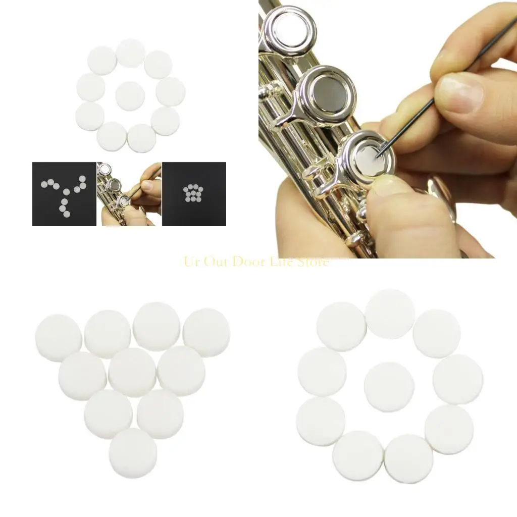 

77UF 10Pcs Open Hole Plug Covers Flutes Repair Parts Accessories For Open Hole Flutes