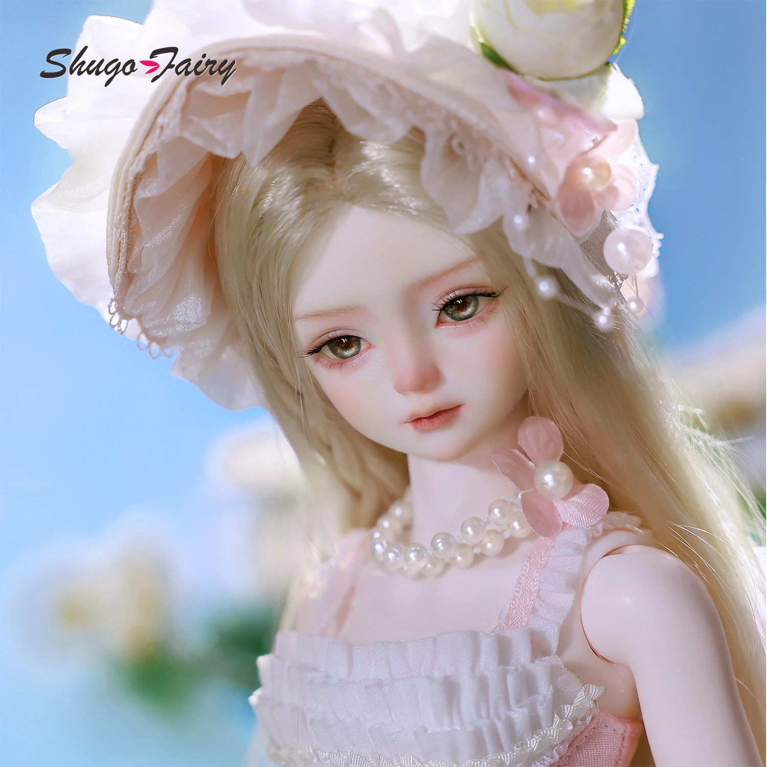 

Belinda B BJD Doll 1/4 Full Set - Impressionist Monet Oil Painting Girl Pastoral Style Fullset Option Shugafairy