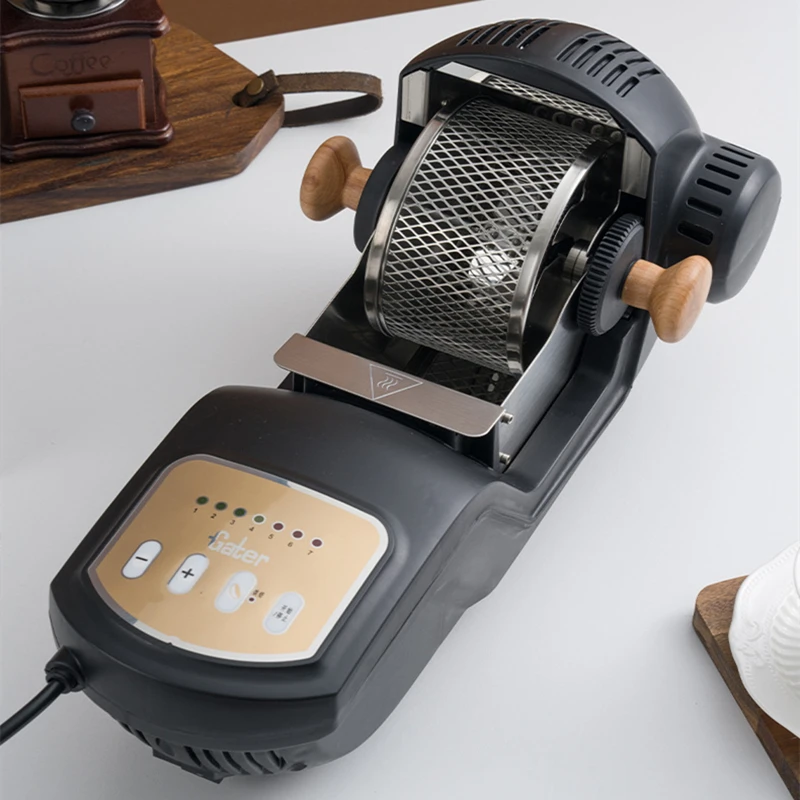 

Fully Automatic Coffee Roaster Convenient Home Use Hot Air Drum-Style Bean Roaster