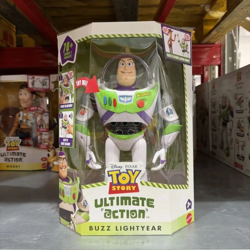 Pixar Toy Story Classic Talking Action Figures Woody Buzz Lightyear Simulation Model Collectible Decor Toy Gift Adult Fans