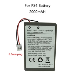 Li-ion Rechargeable Battery pack For PS4 slim LIP1522 Wireless Controller Playstation GamePad 2000mah PS4 Battery,4.5mm plug