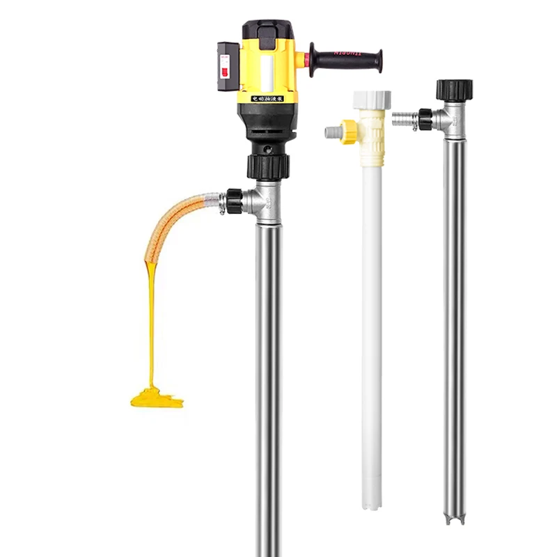 1800W Medium High Viscosity Oil Pump Chemical Liquid   Pump Explosion Proof Corrosion-resistant Acid Electric Barrel Pump
