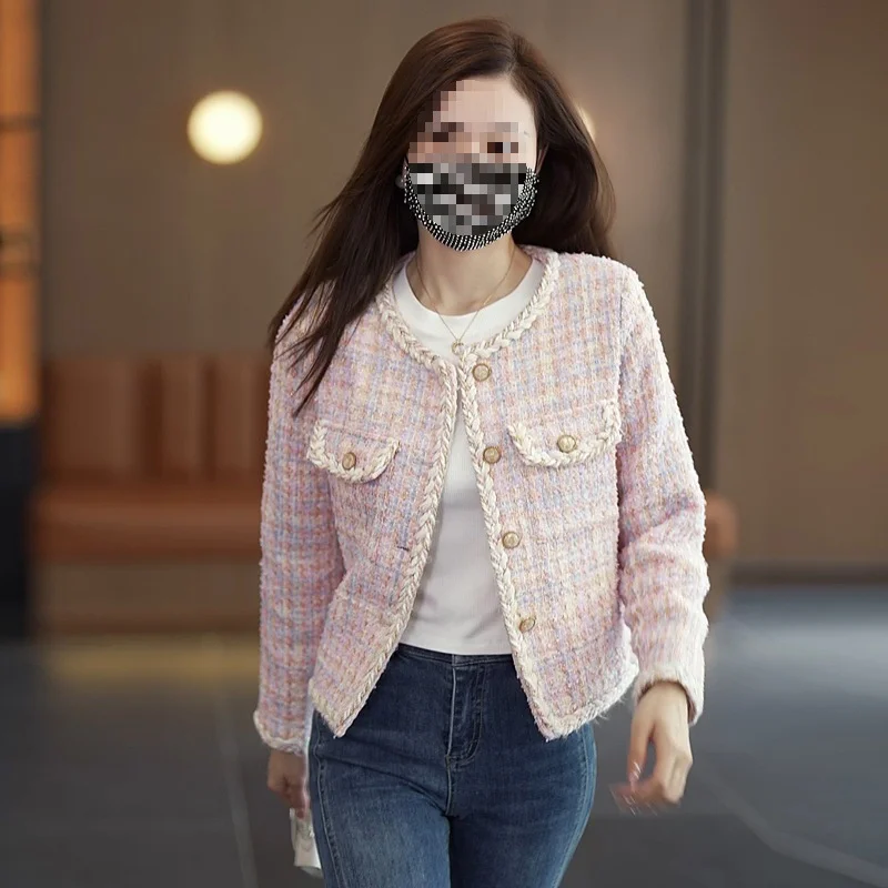 

Твидовый пиджак кремового цвета женский зимний, с капюшоном, из искусственного меха, в стиле милитари, пушистый, утепленный, стеганый, универсальный