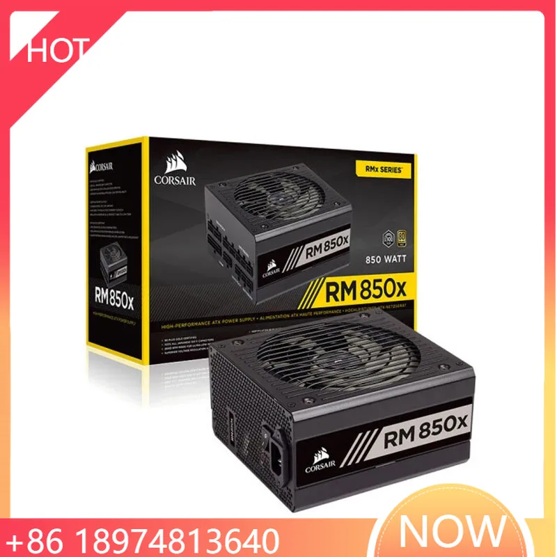 

RM850X 850W Power Supply 80 PLUS Gold Medal Full Module For Desktop Computer Server PC Corsair Power Supply