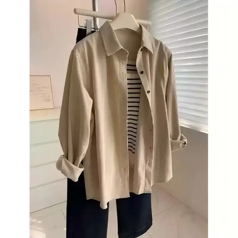 

Women's Short Style 2025 Autumn/winter New Korean Version Versatile Lace Thick Top Women New TT164