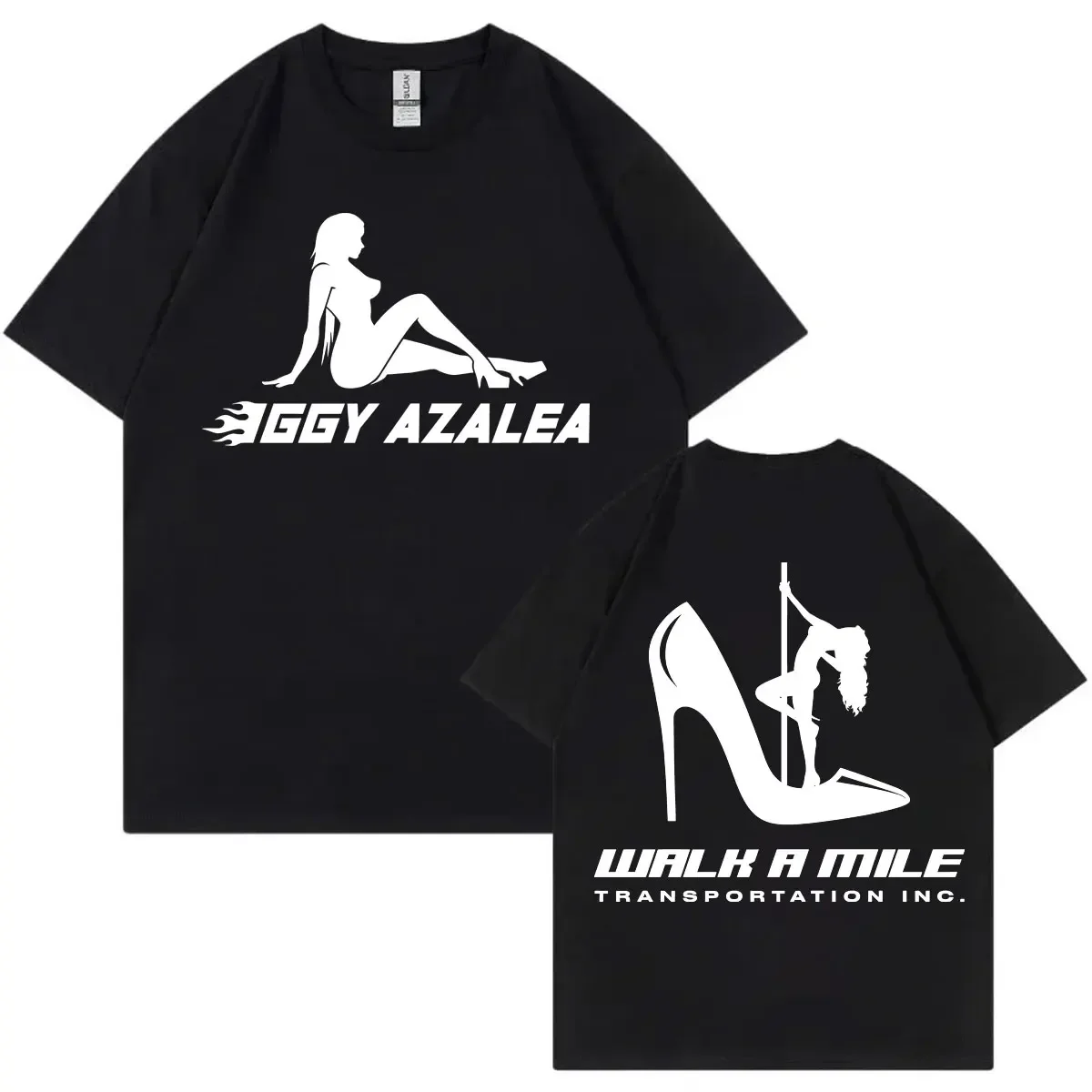 Camiseta de Iggy Azalea para hombre y mujer, ropa de moda Hip Hop, camisetas de manga corta, camisetas de gran tamaño de algodón de alta calidad