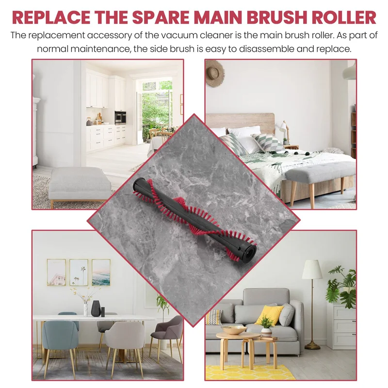 Rodillo de cepillo principal de repuesto para aspiradora Triflex HX1,HX1 Pro,HX1 Cat & Dog,HX1 Select