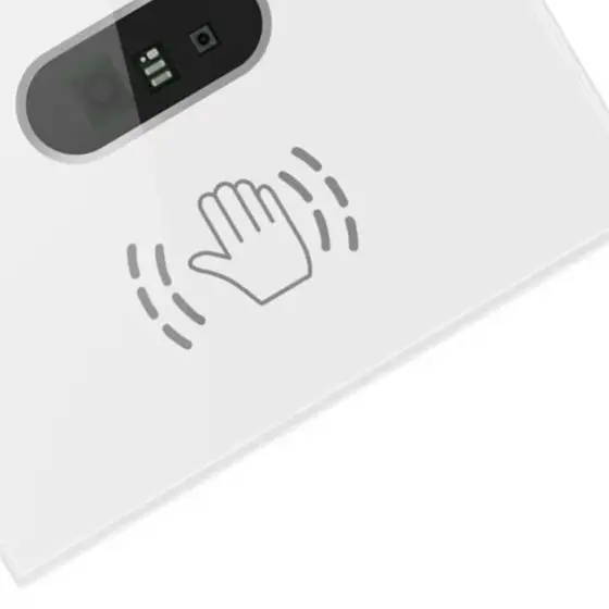 

1 шт. DS-101KWL WIFI+BLE+Инфракрасный индукционный выключатель с управлением через приложение/голосовым управлением/датчиком взмаха, стеклянная панель, кнопки включения/выключения