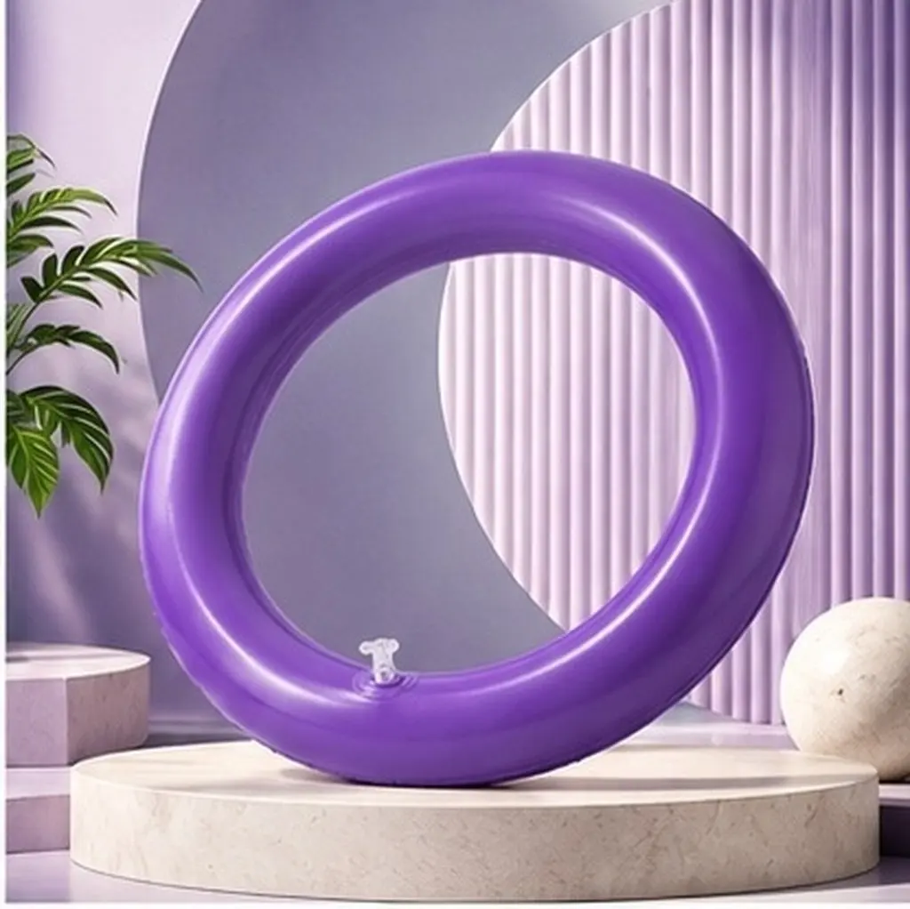 Yoga Ball Base Inflatable Fixed Ring Stable Support Holder Round Exercise Ball Stand Safety Stabilizing Display Ring