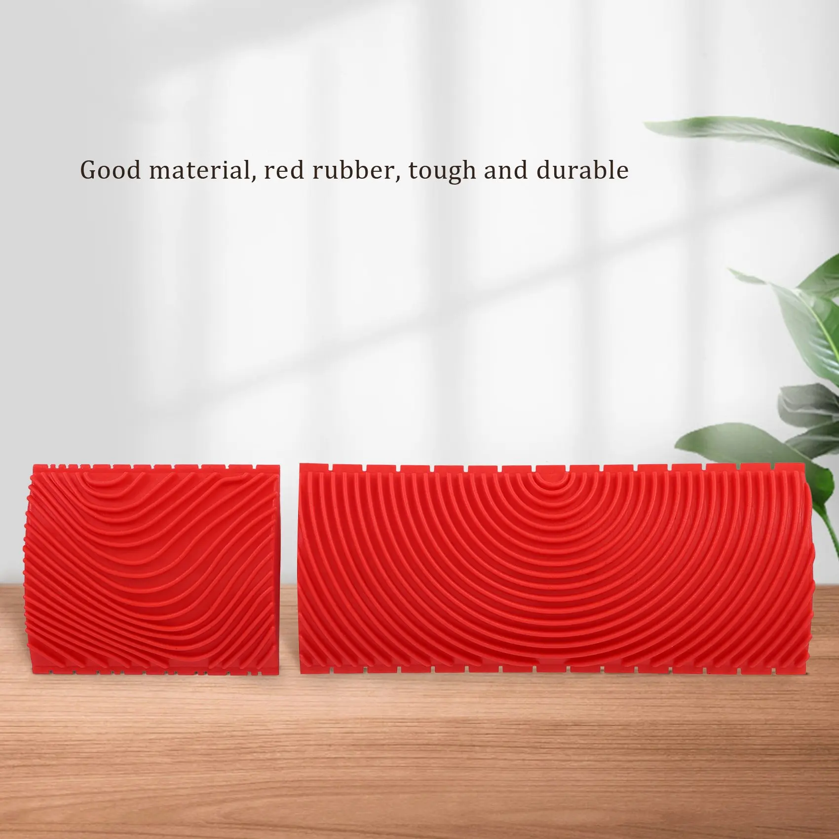 2PCS 3 Inch 6 Inch Imitation Wood Grain Paint Roller Brush Wall Painting Tool sets Wall Texture Art Painting Tool