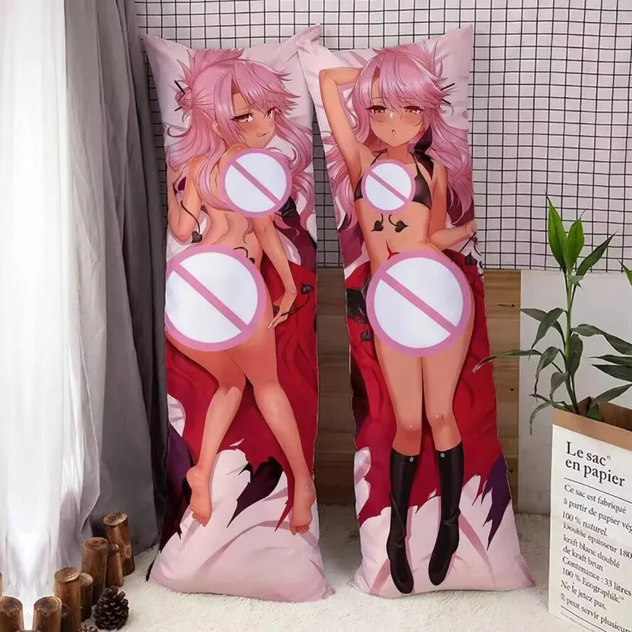 

Kaleid Anime Liner Body Pillow Case Cover Fate Kuro Dakimakura Von Einzbern Hing 160X50cm Peach Skin HD Design
