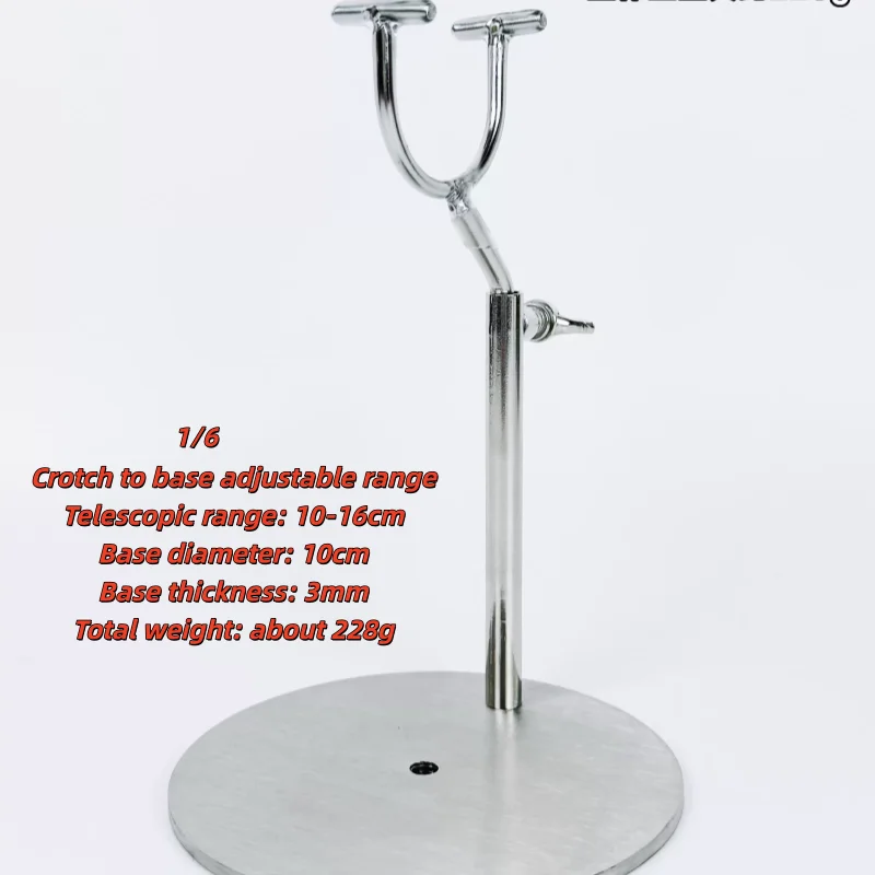 1/4 1/6 BJD Doll Stand Stainless Steel Standing Holder Outdoor Photography Shooting Bracket Doll Accessories