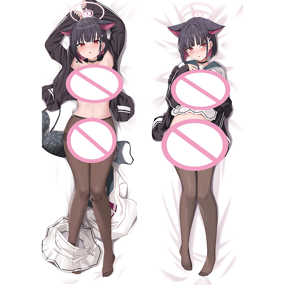 Blue Archive Kyouyama Kazusa Anime Dakimakura Pillowcase Double Side Hugging Body Pillowcase Cushion Cover Home Bedding Decor