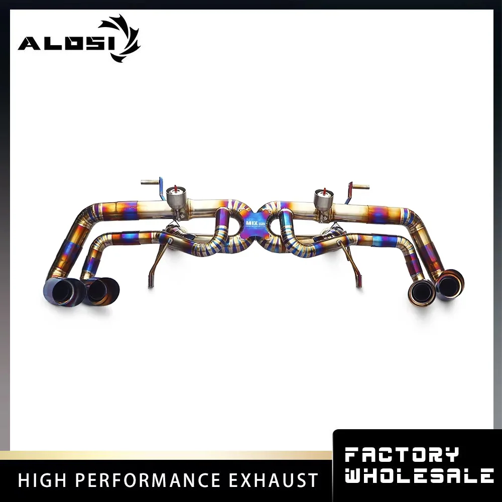 Cat-back exhaust system for Lamborghini Huracan 5.2 LP580/LP610 Titanium high-performance smart valve exhaust system