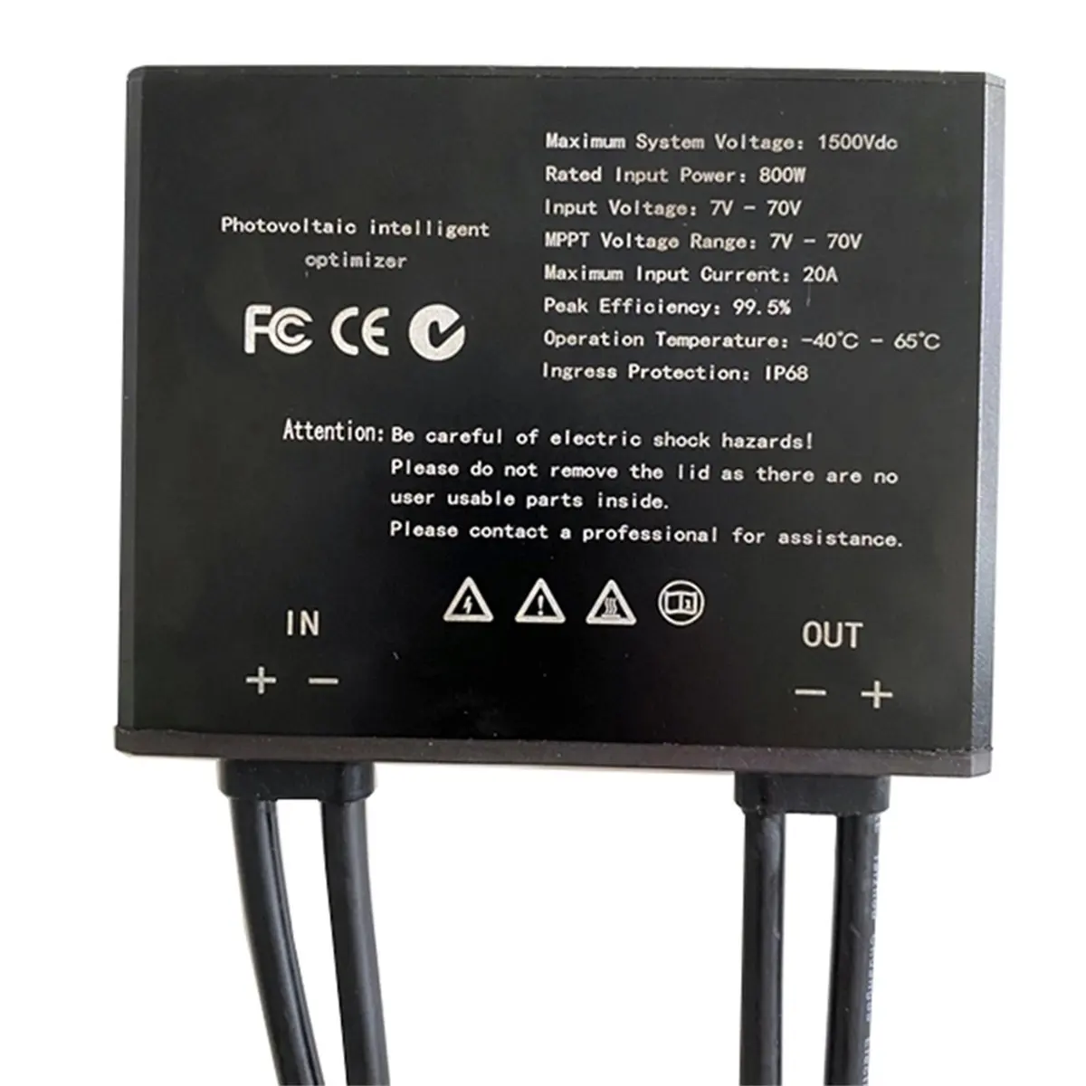 Dynamic 800W MPPT Power Optimizer Solar PV Optimization Efficiency Boosting Module to Solve the Power Drop Caused By Occlusion
