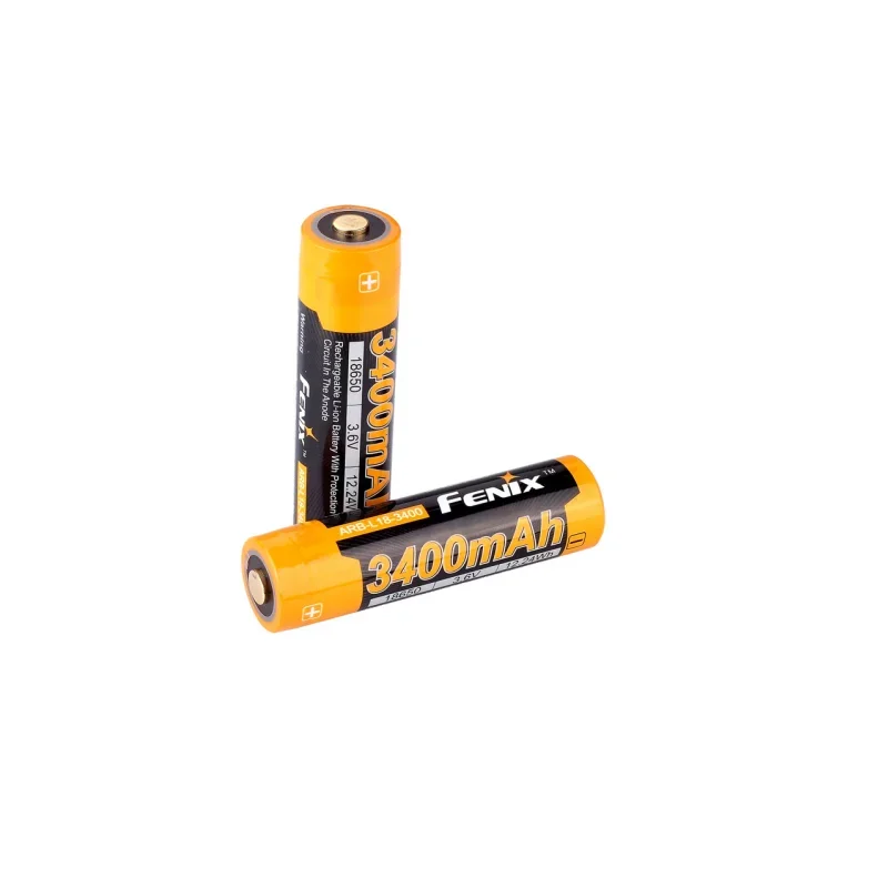 Fenix ARB-L18-3400 3.6V 3400mAh 18650 baterai Li-ion isi ulang
