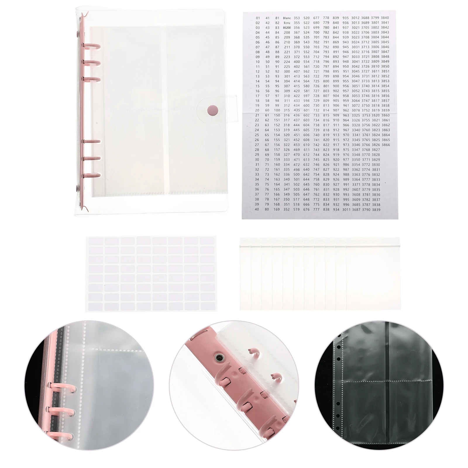 

Storage Book Premium Paper Plastic Material for Colored Diamonds Beads Sequins Jewelry Craft Supplies Portable