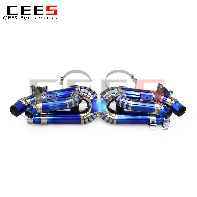 

CEES Titanium Valvetronic Exhaust Pipes for Porsche 911 992 3.0T 2019-2024 Sport Exhaust System Exhauster Escape