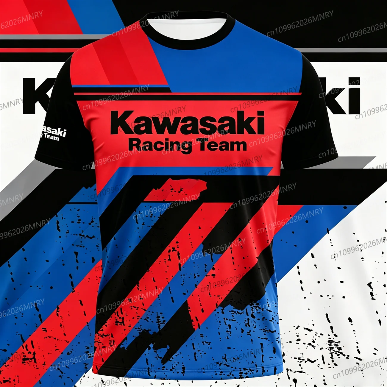 

Motorcycle Kawasaki T-Shirt Riding T-Shirt Summer t shirt for man Sunscreen Fast Drying Men's clothing 3d Print Women T-shirt