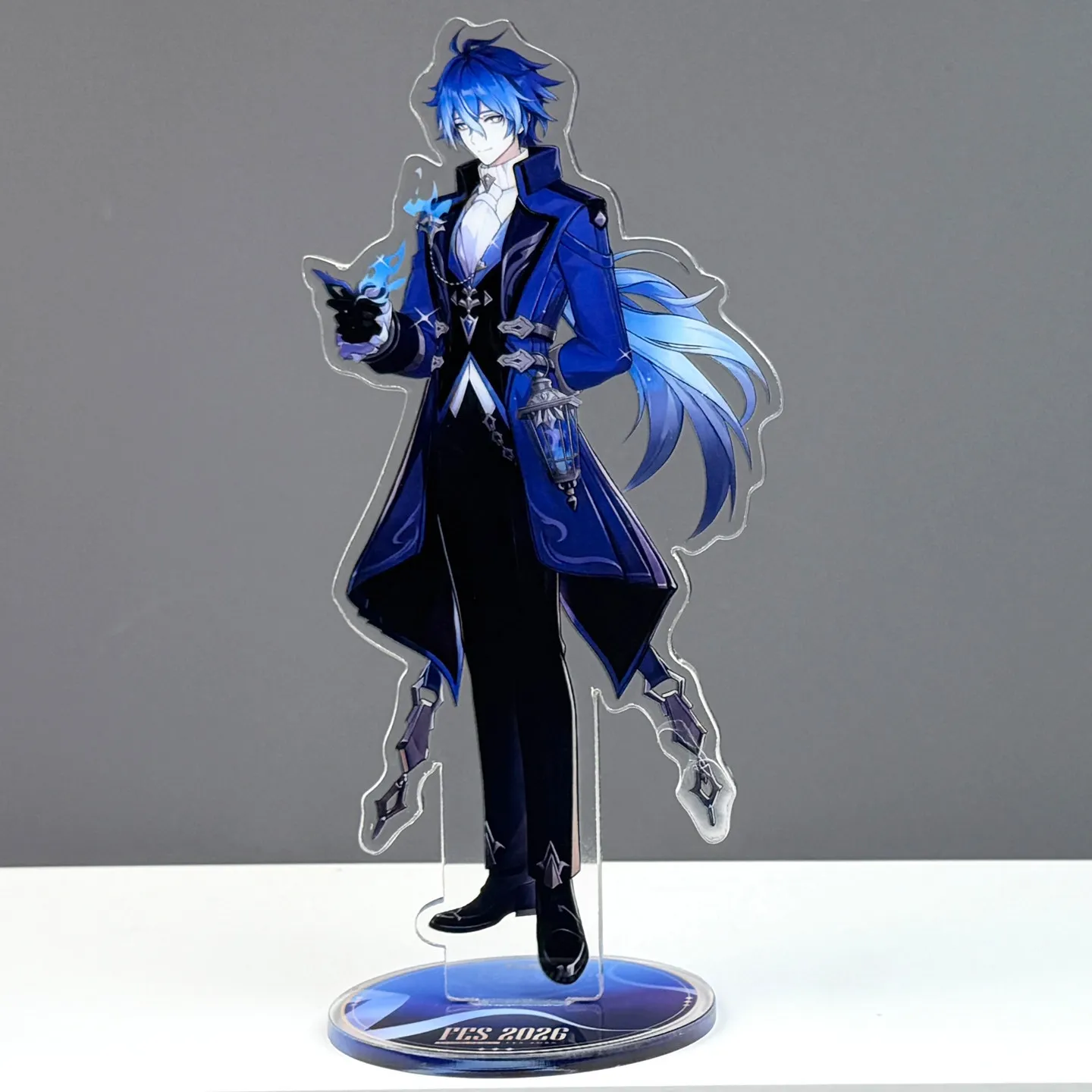 Genshin Impact Peruere Skirk Columbina Scaramouche Kyryll Chudomirovich Flins Colleagues Acrylic Standing Sign Decoration view 4