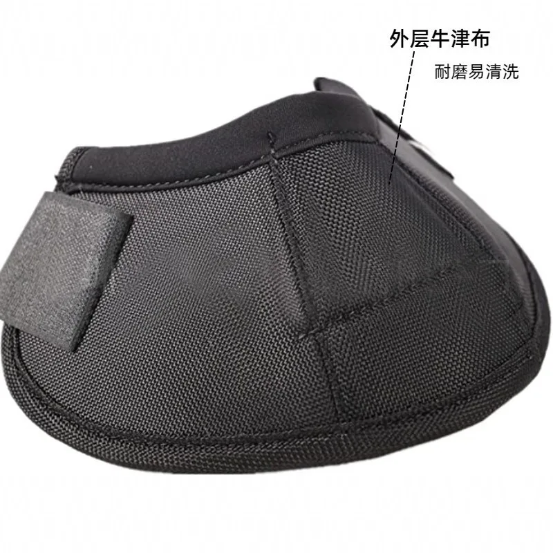 Reitprodukte Superstarke Reitstiefel Brauner Hufschutz 4 Stück Equine Bell Boots Premium Ausrüstung für Pferdepflege