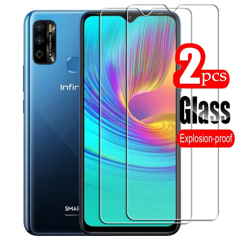 2PCS For Infinix Zero 8 8i S5 Pro Note 7 Hot 9 Pro 10 Lite 10T Play 10S NFC Hot10 10Lite Tempered Glass Protective Screen Film