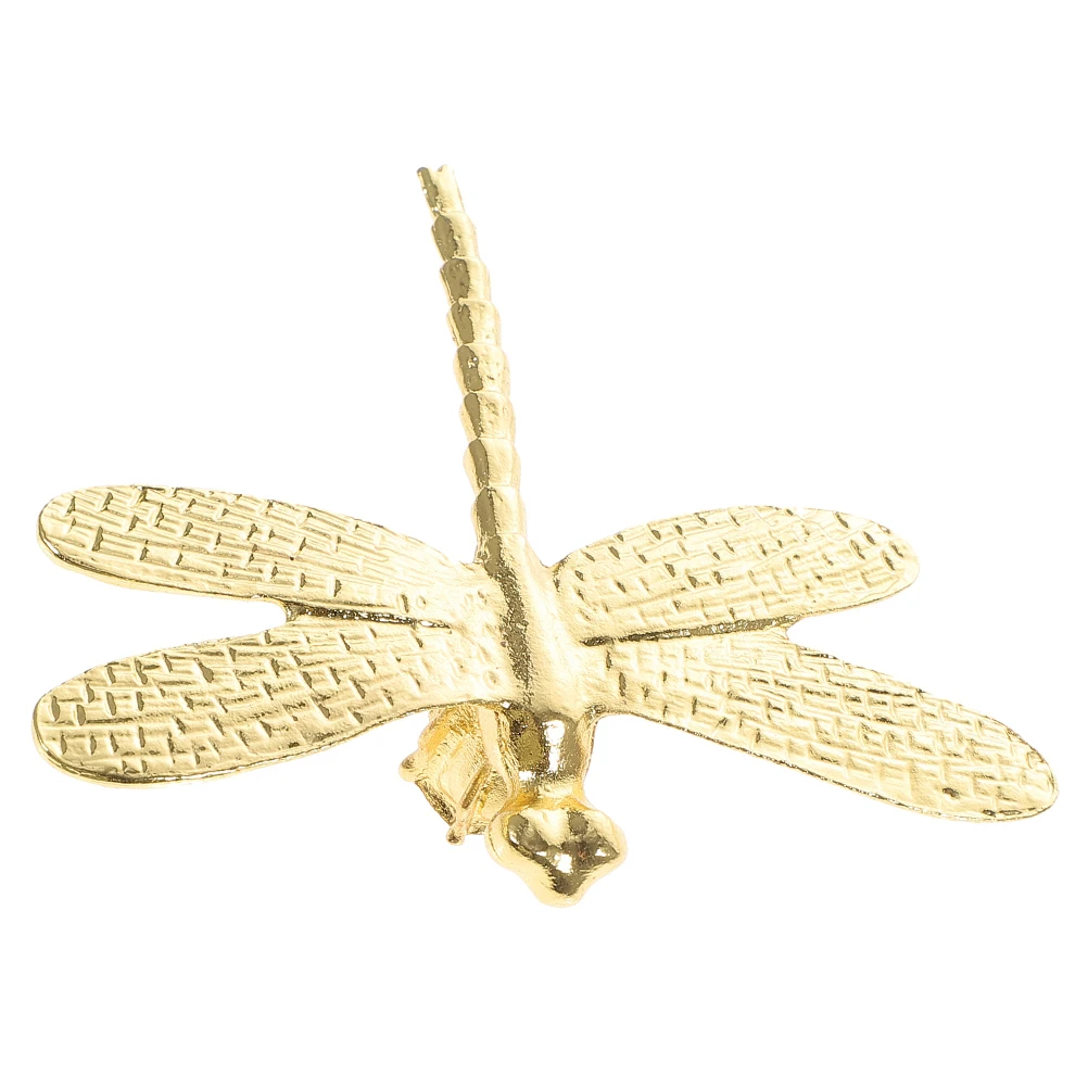 

Large Gold Metal Dragonfly Ornament Elegant Home Decor Piece for Living Room Entryway Table Centerpiece Feng Shui Wealth