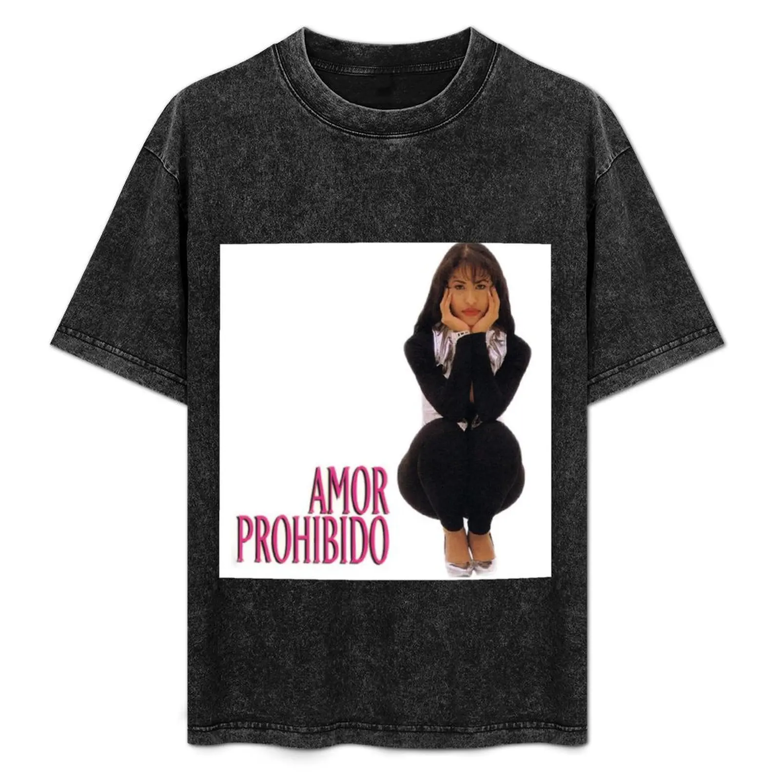 

Футболка Selena Quintanilla Amor Prohibido, праздничный повседневный топ с короткими рукавами