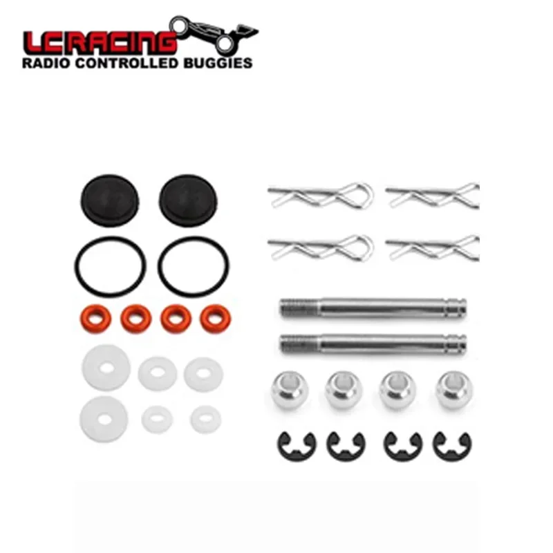 LC Racing PTG-2 PTG-2R 1/10 RC modelo de coche accesorios originales Kit de conversión de amortiguadores de perfil bajo C8047