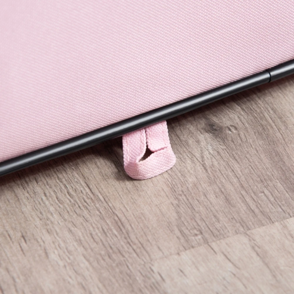 PINGGO Fabric Pet Whelping Box Dog Cat Puppy Playpen Rabbit Guinea Pig Play Pen in Pink With Carry Bag Small Dia 90 X 41Hcm