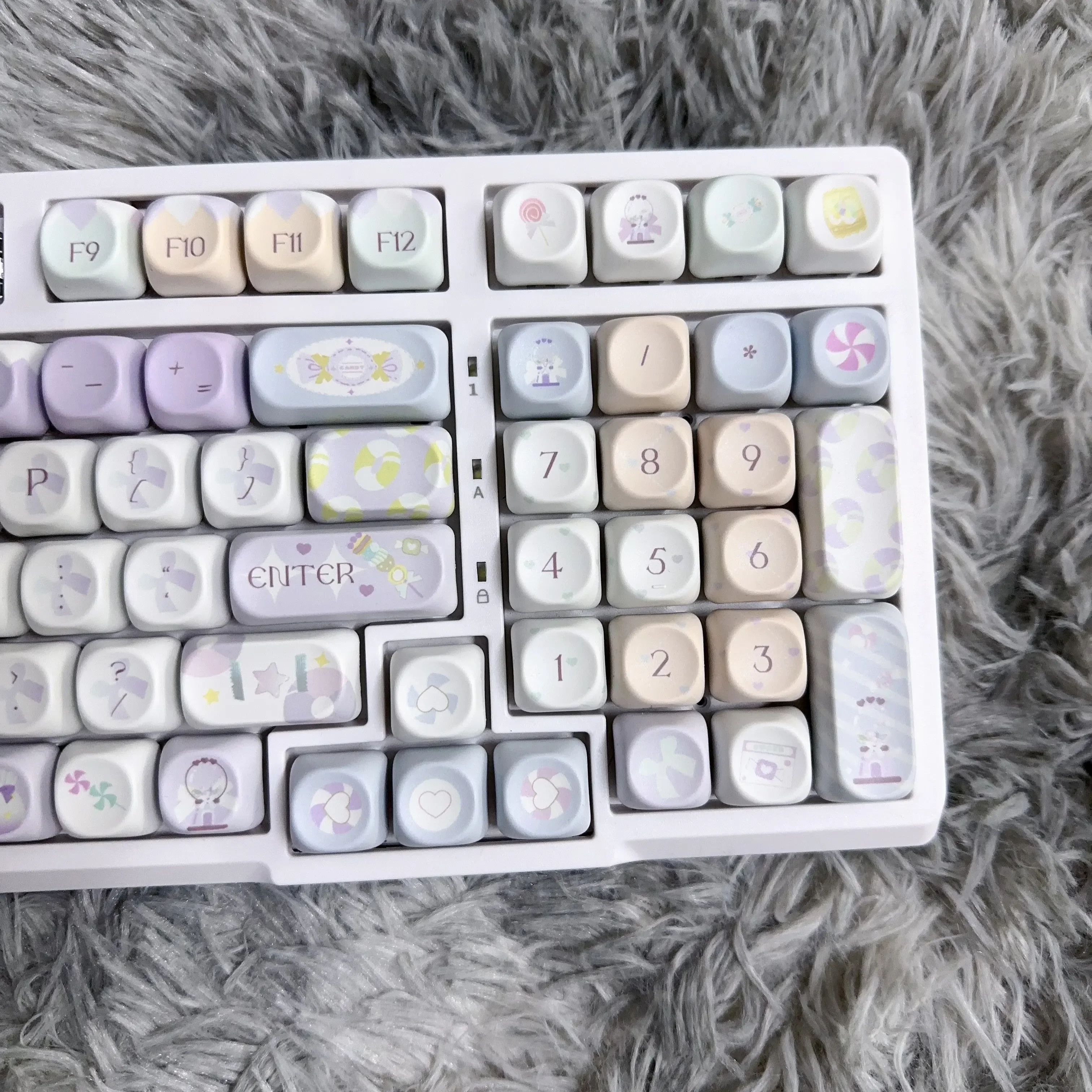Falling star candy keycap PBT mechanical keyboard cap two-dimensional five-sided sublimation MOA highly cute