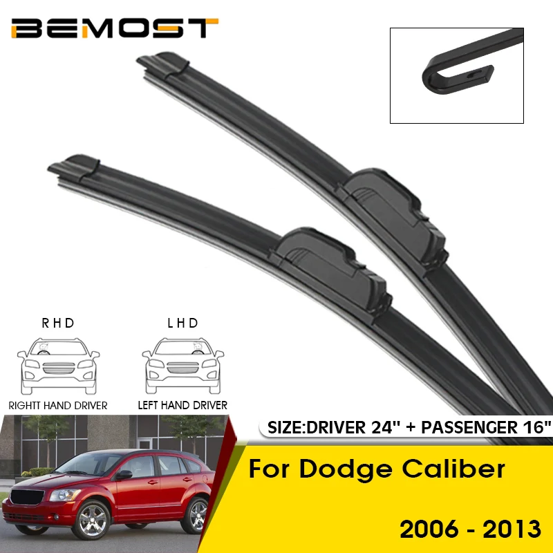 

Car Wiper Blades For Dodge Caliber 2006-2013 Windshield Windscreen Front Window Blades 24"+16" Car Accessories