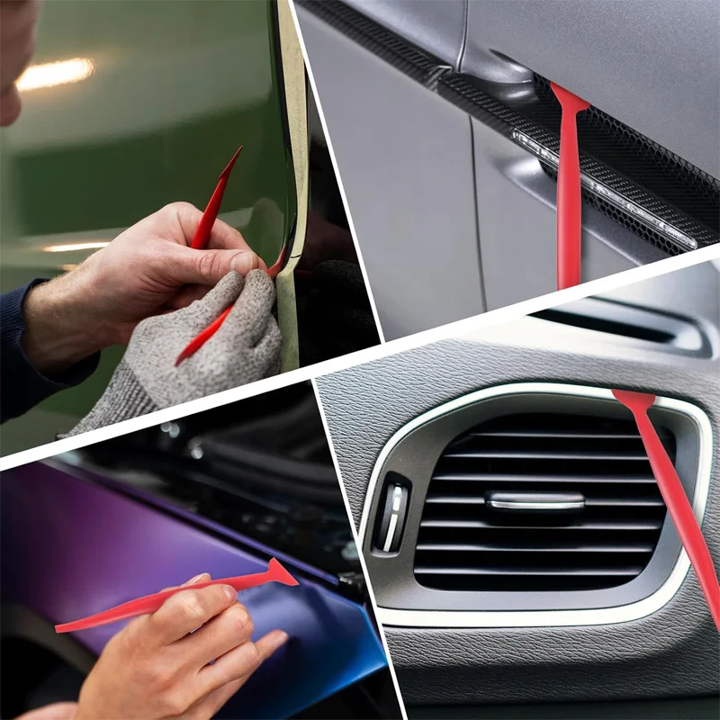 Vinyl-Folien-Werkzeugset Professionelles Tapeten-Installationskit Filzabzieher Trimmer Blasenentferner für Autofolierung und Fenstertönung – Detail 11