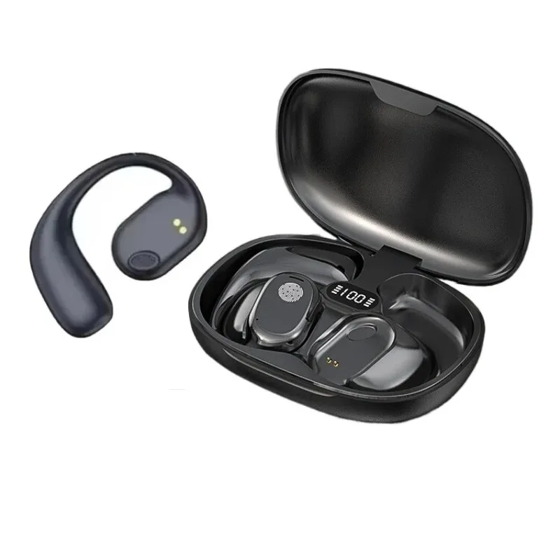 Wireless Bone Conduction Headphones Bluetooth 5.3 Waterproof Sport Earphones Long Battery HiFi Stereo Call Noise Reduction