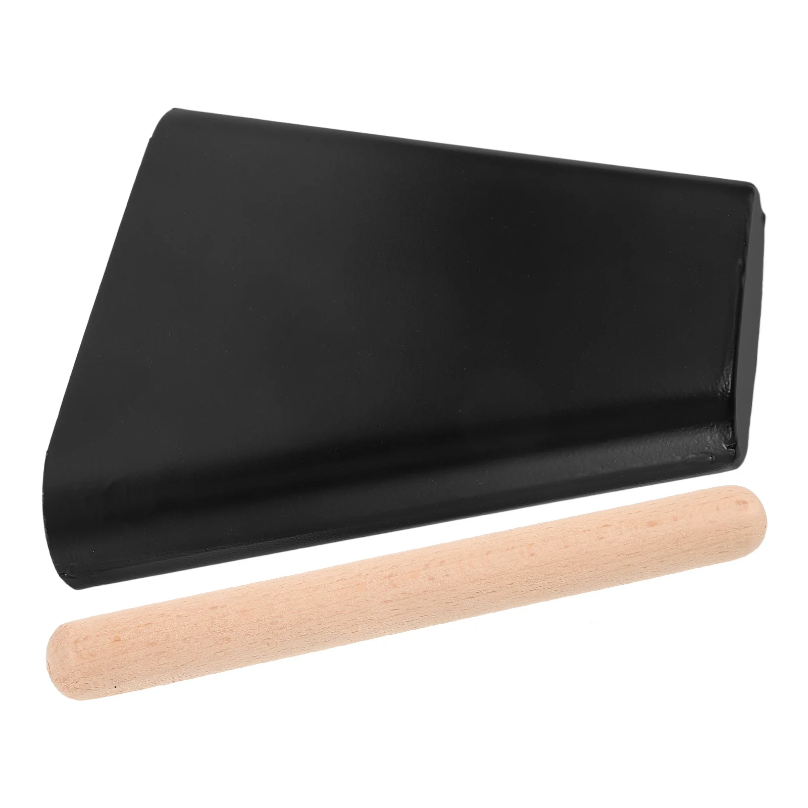 

1 set Metal Cowbell Instrument For Sports Events Beginner Percussion Plaything With Stick Lightweight Noise Maker Bell