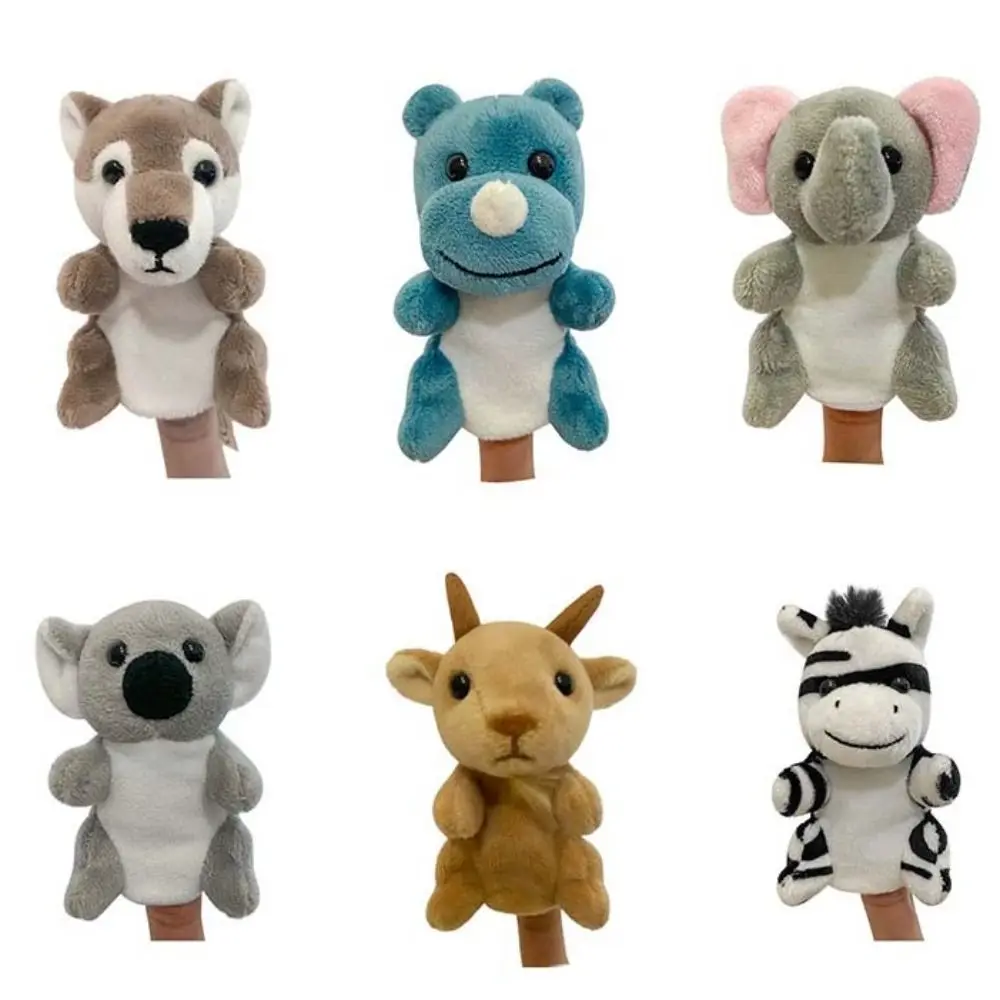 Role Play Finger Puppets Storytelling Stuffed Doll Animal Hand Puppets Educational Kawaii Puppets Plush Toy Kids Toddlers