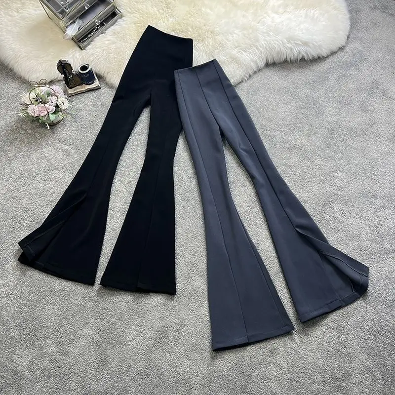 

Women's Spring Flare Dress Pants Jeans Office Black Casual Bootcut Buttery Stretch Bell Bottom High Waist Dress Pants C152
