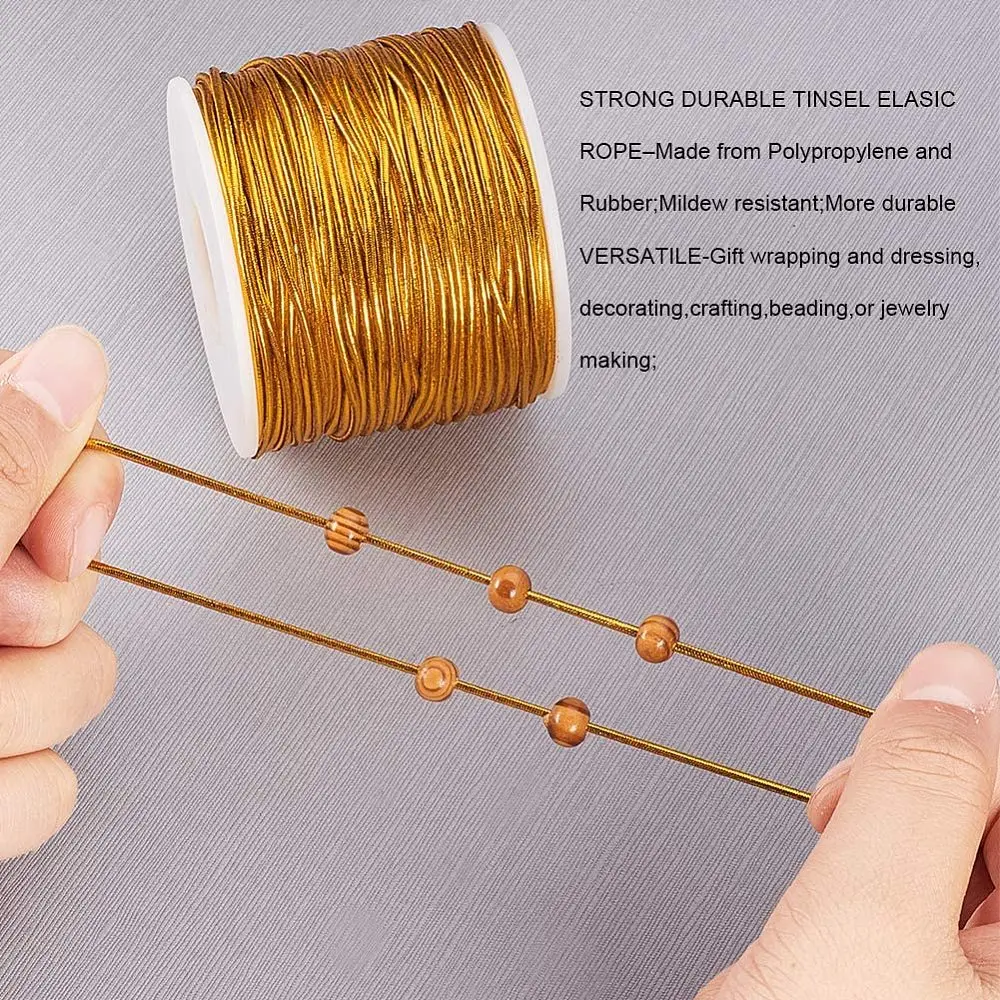 1 لفة سلك مرن مستدير مع بوليستر خارجي ومطاط داخلي 2 مم 50 م/لفة #4