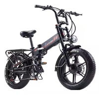 Electric EU UK Stock Bike 2025 Best Selling Electric Bike YX20M PLUS 48V 2000W 20Ah 4.0 Tyre Wheel Fat Tire