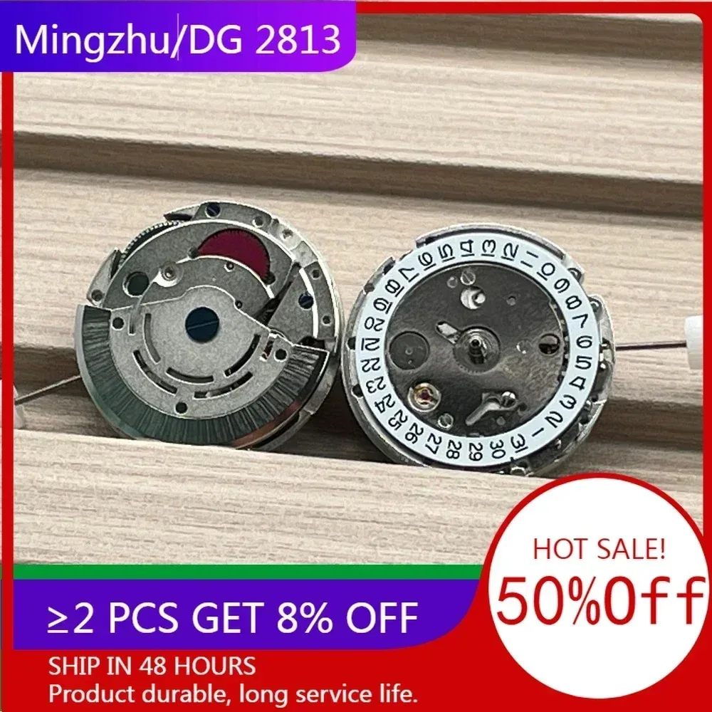 

Calendar Display 21 Jewels mingzhu 2813 Watch Movement Watches Clock Mechanism Repair Parts Accessory