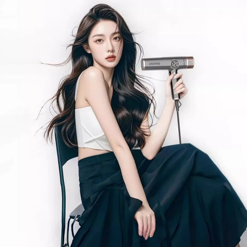 High-Speed Professional Hair Dryer Powerful Salon Blow Dryer Stylist Use Hot Wind Fast-Drying Hair Blower Machine